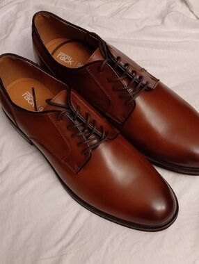 Nordstrom Rack Ortholite Men's Size 12 Brown Leather Shoes New